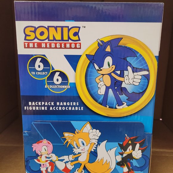 ONE CASE OF 16 PIECES SONIC BLIND BAGS KEYCHAIN HANGERS - Picture 6 of 6